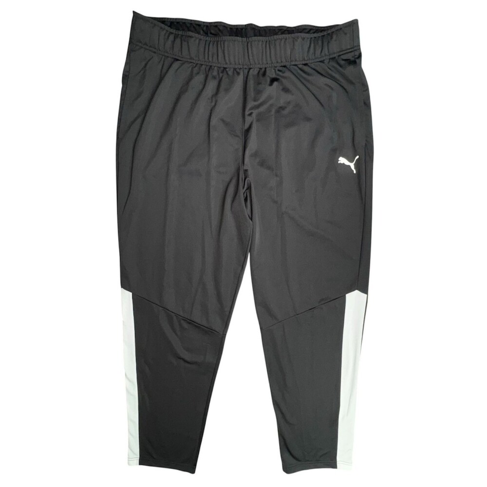 PUMA Mens 2XLT Track Jogging Sweat Pants Drycell Big And Tall Gym Black New